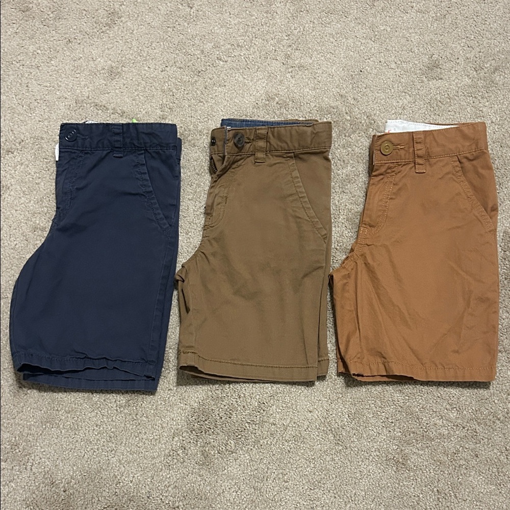 Cat & Jack Kids Shorts - Navy, Brown, Tan